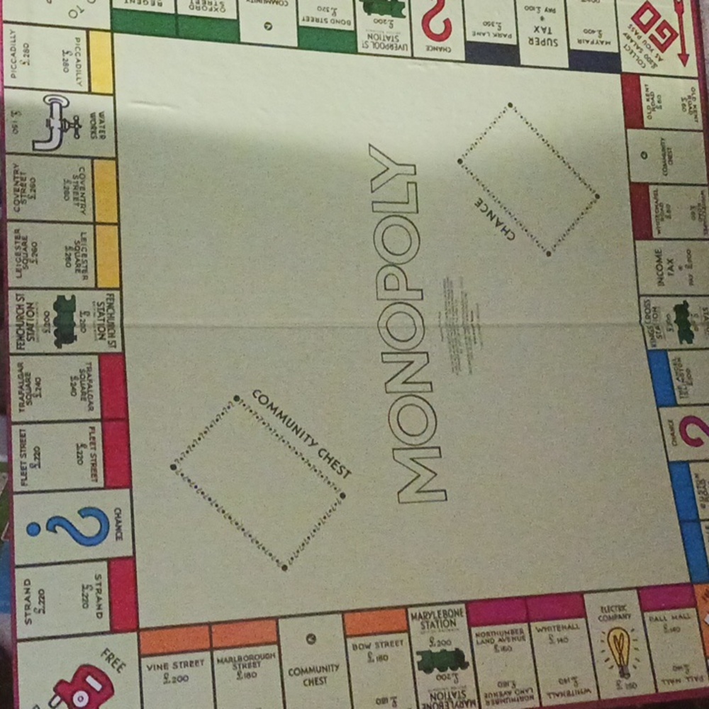 WADDINGTONS Monopoly London  version board game